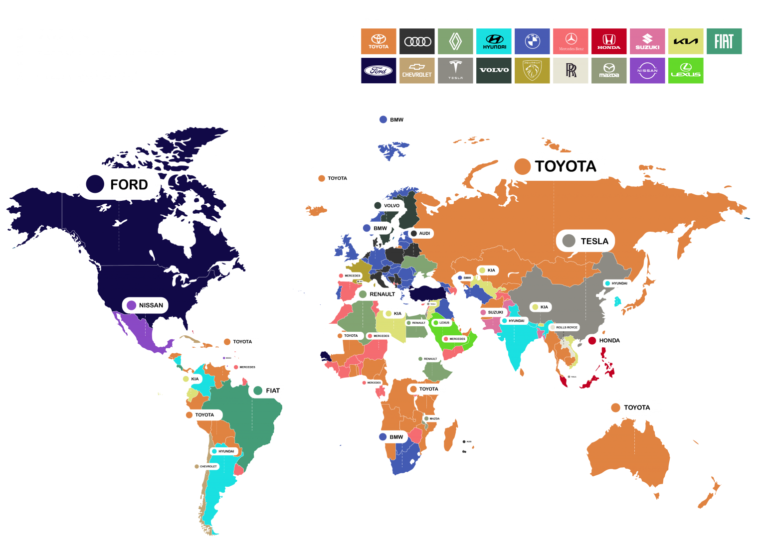 The Most Searched Car Brand In 2021 | Compare the Market