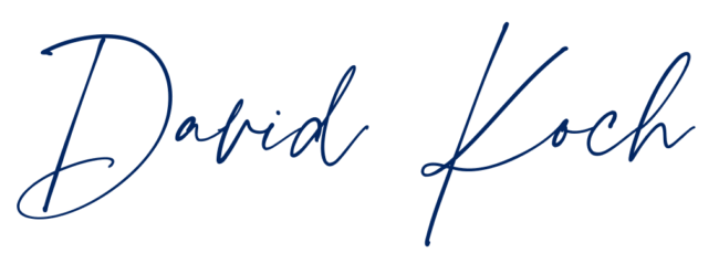 Signature of David Koch